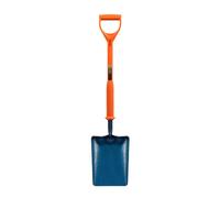 Pegdev Shocksafe Insulated Taper-Mouth Shovel 28" - BS8020:2012, Concrete & Tarmac in Orange Pegdev Orange
