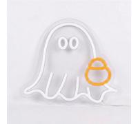 Pegdev Usb Powered Ghost Neon Silhouette Light Wall Decoration