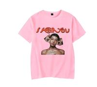 Peggy Gou I Hear You T-Shirt Women Men New Album Fashion Casual Short Sleeve Tee (XXS,Pink)