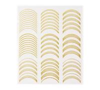 Peggy Sage Decorative Nail Stickers Curve Gold