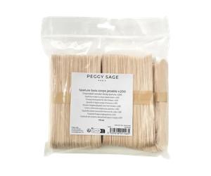 Peggy Sage Disposable Wooden Body Spatula 200pcs