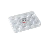 Peggy Sage Empty Screw Stack Jars 12pcs