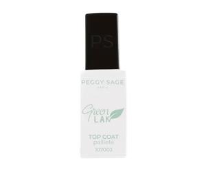 Peggy Sage Green Lak Glitter Top Coat 10ml