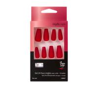 Peggy Sage Idyllic Nails Artificial Nails 24pcs Fire Red