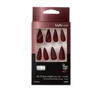 Peggy Sage Idyllic Nails Artificial Nails 24pcs Red Wine