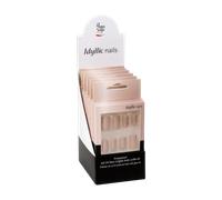 Peggy Sage Idyllic Nails Artificial Nails Display 6x24pcs Pretty Nude