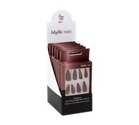 Peggy Sage Idyllic Nails Artificial Nails Display 6x24pcs Red Wine