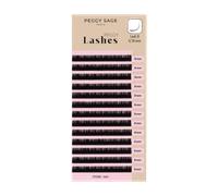 Peggy Sage Lash To Lash Eyelash Extensions - Lash D - 0,18mm 8mm