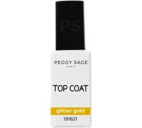 Peggy Sage Top Coat Finish 11ml Glitter Gold