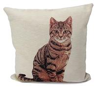 Peggy Wilkins Amber the Cat Tapestry Cushion