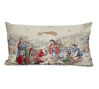 Peggy Wilkins Jerusalem Tapestry Style Christmas Cushion - 40cm x 70cm