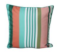 Peggy Wilkins Water Resistant Outdoor Garden Cushion Linear Green