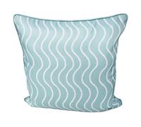 Peggy Wilkins Water Resistant Outdoor Garden Cushion Wave Duck Egg