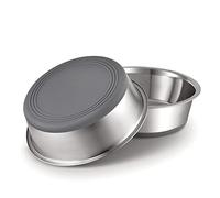 PEGGY11 Stainless Steel Metal Dog Bowls - 2700ml, 2 Pack