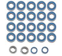 PEGGYLIN 24Pcs Sealed Bearing Kit Fit For Tamiya MF-01X MF01X RC Car Upgrade Parts Accessories
