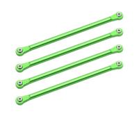 PEGGYLIN Metal Upper And Lower Chassis Link Set Fit For Losi LMT 4WD Solid Axle Monster Truck 1/8 RC Car Upgrade Parts Accessories(4pcs Upper Green)