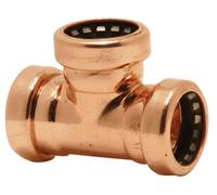 Pegler Yorkshire Tectite Bq28619147 Push-Fit Equal Pipe Tee (Dia)15mm X 15mm X 15mm