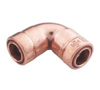 Pegler Yorkshire Tectite Push-Fit 90° Pipe Elbow (Dia)10mm