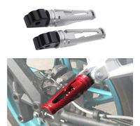 Pegs Accessories Floorboard Passenger Footrests Rear Foot Pegs Pedal Motorcycle Aluminum Parts Accessories For BMW S1000RR(Silver)