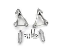 Pegs Accessories Modified Accessories Rear Foot Rests Pedal Bracket Motorcycle Parts For ZX-6R 2005-2008 2007 2006(Silver)