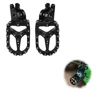 Pegs Accessories Motorcycle FootRest Footpegs Foot Pegs Pedals For H-ONDA CRF250RX CRF 250RX 250 RX CRF450L 450L CRF450 L 2019-2021 2020(Black- Silver)