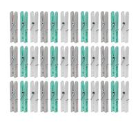 Pegs for Washing Line Strong & Durable 100 Pcs Laundry Pegs for Heavy Laundry - Wind-Proof, Rust Resistant Plastic Washing Pegs for Indoor and Outdoor - Multicolour