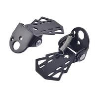 Pegs - Mini Bike Foot Pegs, 2 Folding Rear Footrest Pedals | Resistance Stable Foldable Mini Foot Pegs for Mountain Bike, Folding Bike Footrest for Cycling Comfort