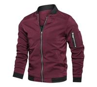 Pegsmio Korean Style Slim Jackets Men Spring Autumn Baseball Jackets