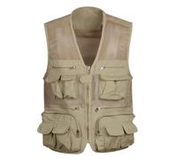 Pegsmio Outdoor Mesh Breathable Cotton Fishing Vest Summer Men Multi Pockets Photographer Waistcoat Travel Sleeveless Jackets