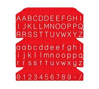 PEGZ Alphabet Stamps Lovers Lane Font 1/4" Medium Size 84 Piece Bundle