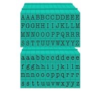 PEGZ V2 Alphabet Stamps American Typewriter 1/4" Medium Size 100 piece Set