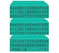 PEGZ V2 Alphabet Stamps American Typewriter 1/4" Medium Size 150 Pc. Bundle