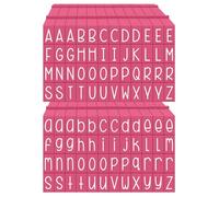 PEGZ® V2 Alphabet Stamps Clickable - Connectable Curvy Girl Font (48 Uppercase & 48 Lowercase, 4 Blanks 100 pc Medium Size)