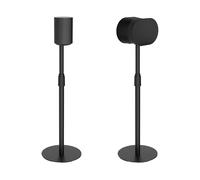 PEGZONE Adjustable Height Speaker Stands Compatible with SONOS Era 300 and Era 100, Height Adjustable up to 42.6'', Floor Stands with Cable Management, Speaker Mount, Black, 2 Pack (Pair)