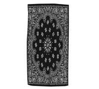 Pehede Black and White Bath Hand Towel Bandana Kerchief Ornaments Soft Absorbent Hand Towels for Bathroom Kitchen Beach Spa Gym Yoga Swim Home Decor 15x30 in