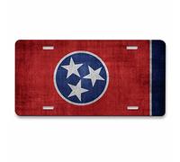 Pehede License Plate Tennessee State Flag Front License Plates 6X12 Inch