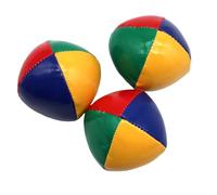 PEHHAH Mini Juggling Balls Professional Style Set of 3-5.5cm 60g How to Juggle Kit with Bean Bags for Juggling for Beginners （Blue, red, green, yellow）