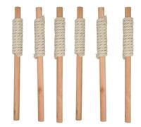 PEHHAH Spitting Fire Torch, Disposable Small Size Torch, Face Changing Prop, Fire Eating Torch, Stage Performance, Real Fire Prop(6pcs)