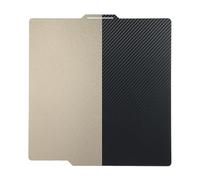 PEI Build Plate 3D Print Bed Double Sided Textured PEI Surface+Smooth Carbon Fiber PET Magnetic Spring Steel Flexible Platform Removable Build Surface Print Mat Compatible with