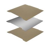 PEI PET Sheet 196.3x190mm 3D Printer Heat Bed Texture PEI PEY Smooth PET Carbon Fiber Double Sided Spring Steel Sheet Double Sided Printing Steel Film