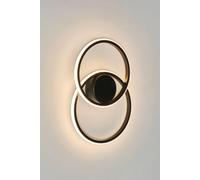 Pei Ring Wall Light BHS Lighting Black One Size