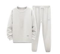 peiaclkde Tracksuit Womens Full Set Lounge Wear Sets For Women Men Crew Neck Long Sleeve Tops Bottoms Gym Sets For Women 2 Piece Jogging Suit Autumn Winter Matching Tracksuit Jogging Gym Outfit