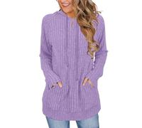 peiaclkde Womens Jumpers Lightweight Hooded Sweatshirt Ladies Curved Hem Tunic Top Oversized Sweatshirt Women Thermal Tops Womens Plus Size Jumpers Crew Neck Ribbed Pullover Long Tops For Leggings