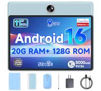 PEICHENG 11 Inch Android Tablet with Octa-core Processor, 18GB RAM 128GB ROM, 8000mAh All-Day Battery Life, 1280x800 HD IPS Touchscreen, 5MP+13MP Dual Cameras (Blue