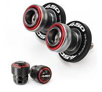 PEICHENO For 450MT 450SR 450SS 450SR-S 450CLC-C 450NK CNC Motorcycle Accessorie M10 Swingarm Spools Slider Stand Tire Valve Cap-Red-Combo