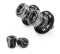 PEICHENO For Husqvarna Svartpilen 701 moto SM 701 Enduro TE 701 CNC Motorcycle M10 Swingarm Spools Slider Stand Tire Valve Cap-Grey-Combo