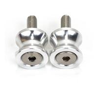 PEICHENO Swingarm Spools Slider For ZX10R ZX6R Z800 Z900 For Yamaha MT07 MT09 FZ09 FZ07 Motorcycle Accessories Stand Screw M6 M8 M10-6MM Silver