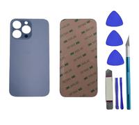 PeiDog 13 Pro Rear Back Glass Replacement for iPhone 13 Pro Rear Back Glass Replacement with Pre-Installed Adhesive + Reparing Tool Kit(Sierra Blue)