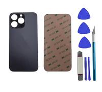 PeiDog 13 Pro Rear Back Glass Replacement for iPhone 13 Pro Rear Back Glass Replacement with Pre-Installed Adhesive + Reparing Tool Kit(Graphite)