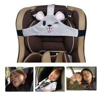 PeiDog Baby Carseat Head Support, Safe Carseat Headrest Band, Head Strap for Car Seat Sleep Positioner Fixed Belt Car Seat Neck Protection Belt for Toddler Child Children Kids Infant(Grey)